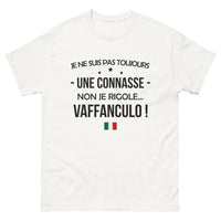 Thumbnail for T-shirt Franco-Italien blanc - Je ne suis pas toujours une connasse