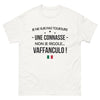 T-shirt Franco-Italien blanc - Je ne suis pas toujours une connasse