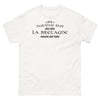 T-shirt Bretagne blanc - Et le huitième jour, Dieu créa la Bretagne