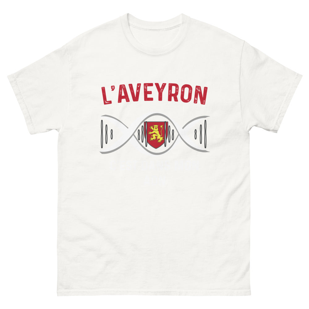 T-shirt Aveyron blanc - C'est dans mon ADN