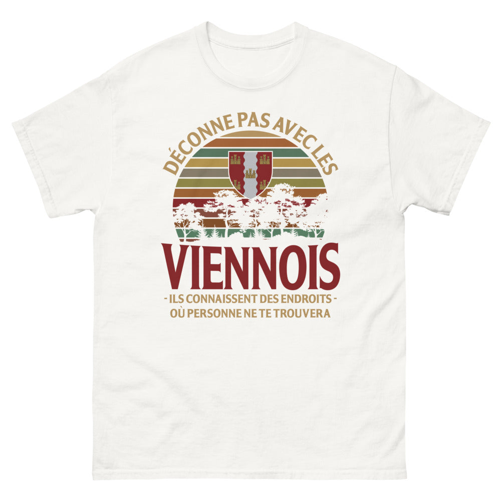 T-shirt Vienne blanc - Les Viennois connaissent des endroits inaccessibles