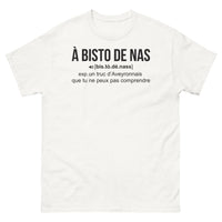 Thumbnail for T-shirt Aveyronnais blanc - à bisto de nas