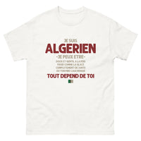 Thumbnail for T-shirt Algérien blanc - Doux et froid comme la glace