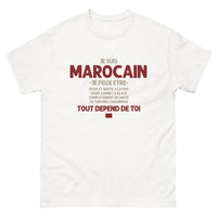 Thumbnail for T-shirt marocain blanc - Doux et Gentil, Froid comme la Glace