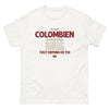 T-shirt Colombien blanc - Doux et gentil mais froid comme la glace