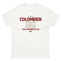 Thumbnail for T-shirt Colombien blanc - Doux et gentil mais aussi glacé