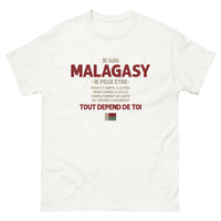Thumbnail for T-shirt Malagasy blanc - Doux et gentil, froid comme la glace