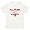 T-shirt Malagasy blanc - Doux et gentil, froid comme la glace
