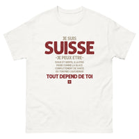 Thumbnail for T-shirt Suisse blanc - Je suis polyvalent et imprévisible