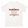 T-shirt Réunionnais blanc - Doux et gentil avec caractère