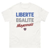 T-shirt Mayenne blanc - Liberté Égalité Mayennais