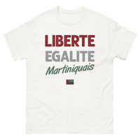 Thumbnail for T-shirt Martinique blanc - Liberté Égalité Martiniquais