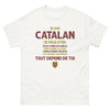 T-shirt Catalogne blanc - Je suis Catalan, doux ou déjanté ?