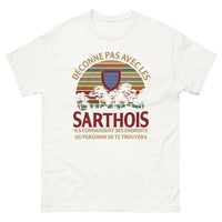Thumbnail for T-shirt Sarthe blanc - Déconne pas avec les Sarthois