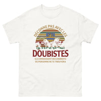 Thumbnail for T-shirt Doubistes blanc - Déconne pas avec les Doubistes