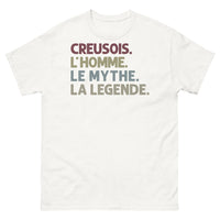 Thumbnail for T-shirt Creusois blanc - L'Homme, Le Mythe, La Légende