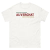 T-shirt Auvergne blanc - Je resterai toujours Auvergnat avant d'être Français