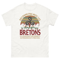 Thumbnail for T-shirt Bretagne blanc - Ne t'aventure pas sans nos Bretons