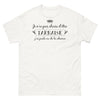 T-shirt Tarn blanc - Je n'ai pas choisi d'être Tarnaise