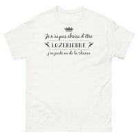 Thumbnail for T-shirt Lozérienne blanc - Je n'ai pas choisi d'être Lozérienne