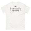T-shirt Italie blanc - Je n'ai pas choisi d'être italienne