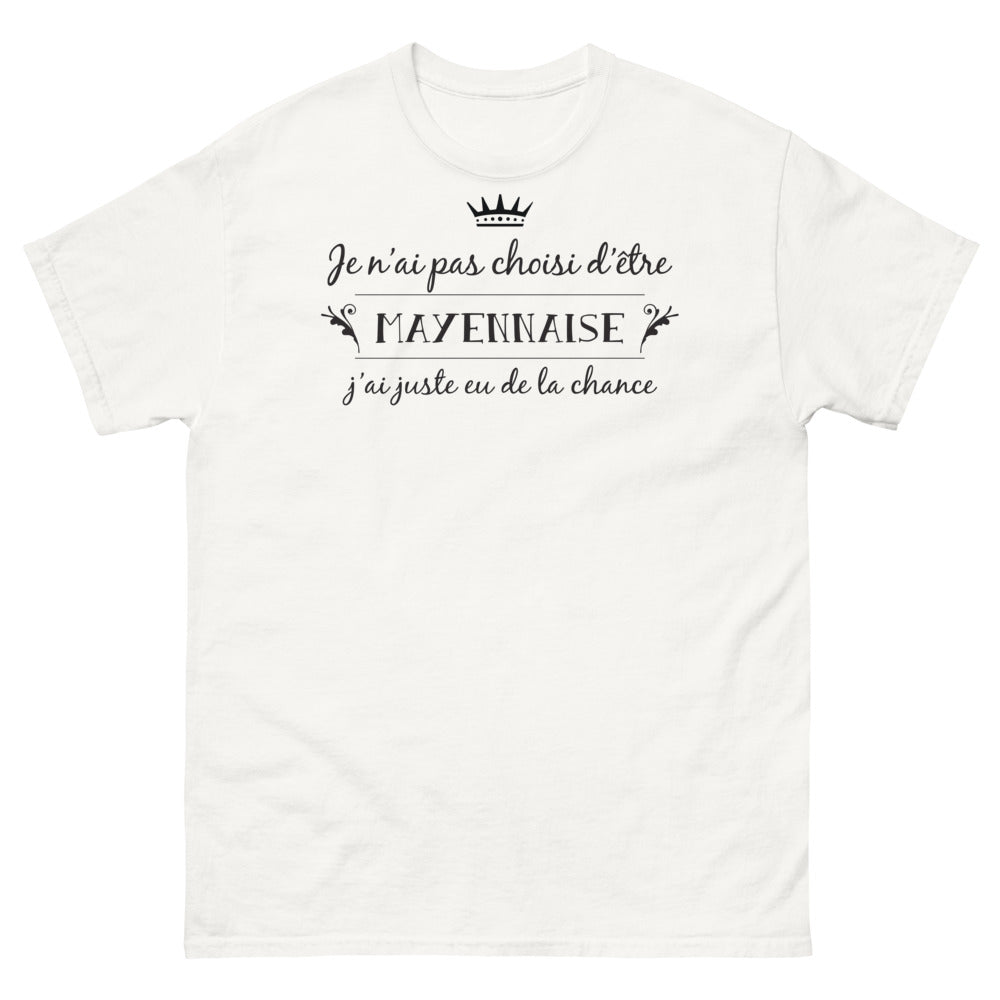 T-shirt Mayenne blanc - Fière d'être Mayennaise