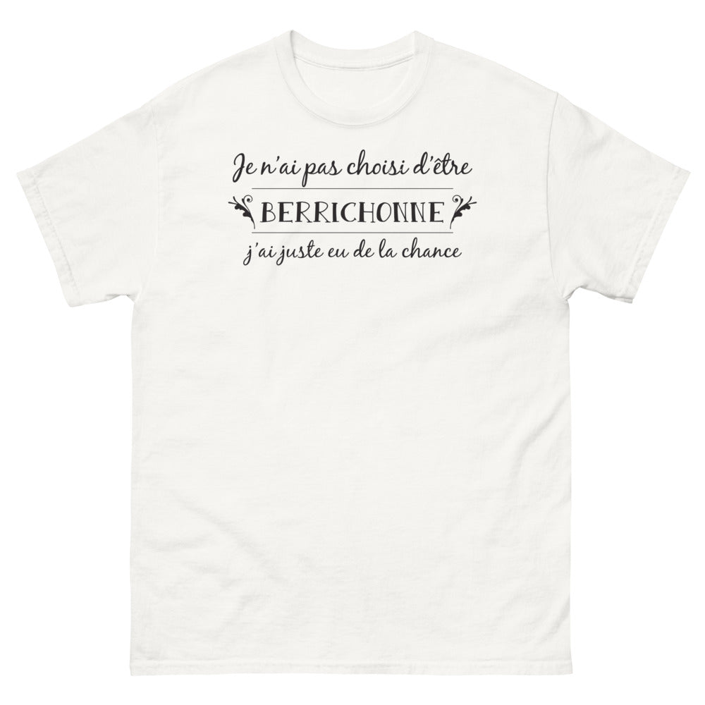 T-shirt Berry blanc - Je n'ai pas choisi d'être Berrichonne