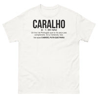 Thumbnail for T-shirt Lusophonie blanc - hommage humoristique à la culture