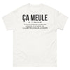 T-shirt Lorraine blanc - Ça meule un truc de Lorrains