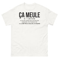 Thumbnail for T-shirt Lorraine blanc - Comprends-tu ce que ça meule ?