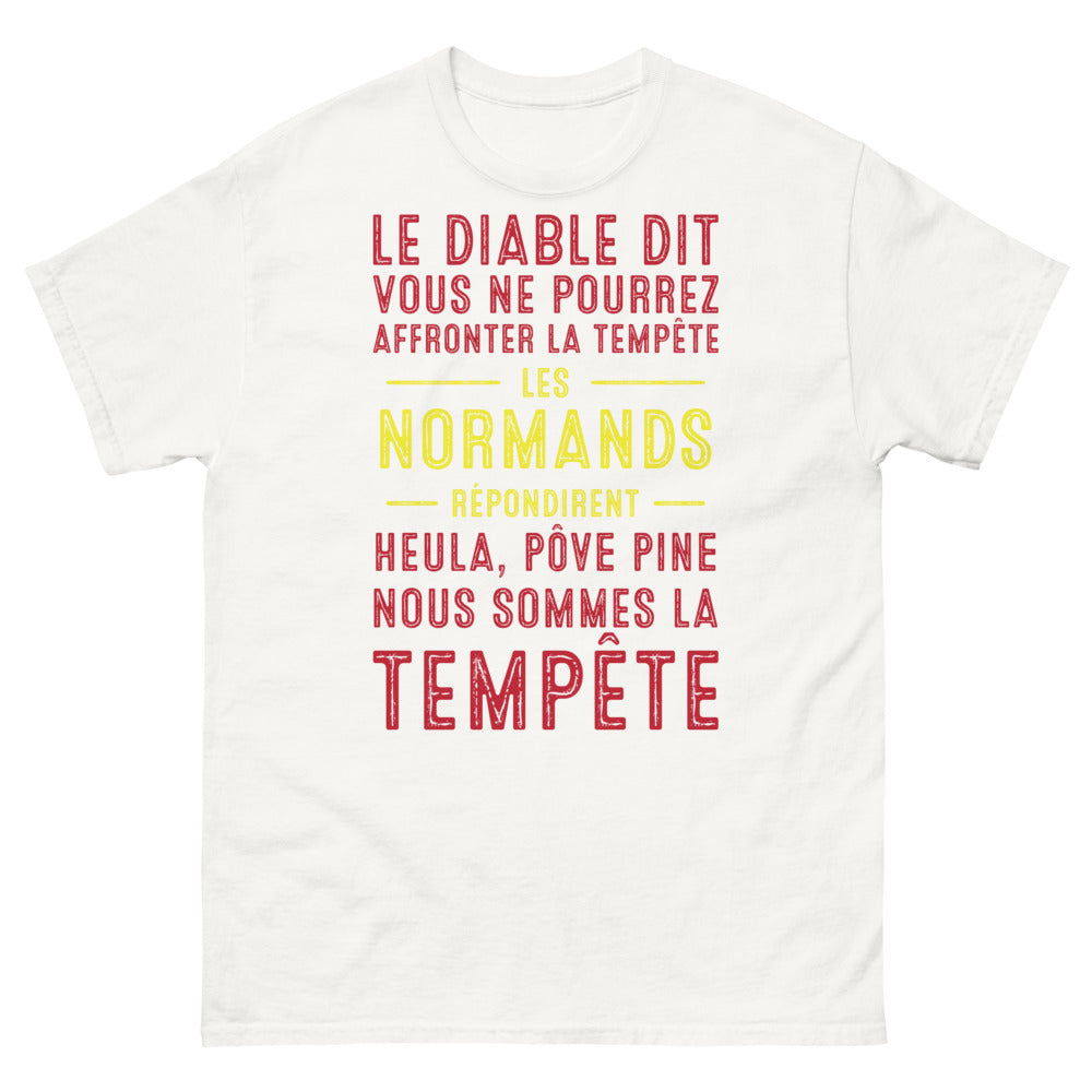 T-shirt Normandie blanc - Nous sommes la tempête