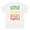 T-shirt Portugal blanc - Tempête légendaire humoristique
