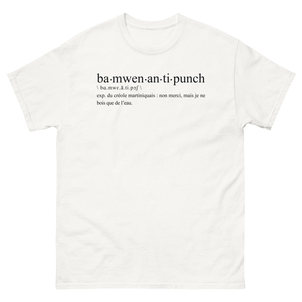 T-shirt Martinique blanc - Eau, pas Ti-Punch !