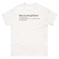 Thumbnail for T-shirt Réunion blanc - Finn vu out gel koue exp du Kreol