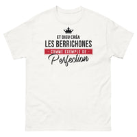 Thumbnail for T-shirt Berry blanc - Et Dieu créa les Berrichonnes parfaites