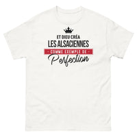 Thumbnail for T-shirt Alsace blanc - Et Dieu créa les Alsaciennes