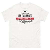 Thumbnail for T-shirt Italie blanc - Et Dieu créa les Italiennes