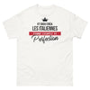 T-shirt Italie blanc - Et Dieu créa les Italiennes