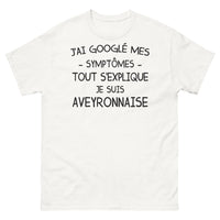 Thumbnail for T-shirt Aveyron blanc - J'ai Google, tout s'explique