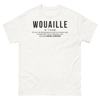 Thumbnail for T-shirt Bourgogne blanc - Expression drôle et fière
