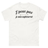T-shirt Capbreton blanc - Je Peux Pas, Je Suis Capbourrut
