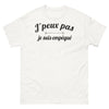 T-shirt Sud de la France blanc - Je peux pas, je suis empegue