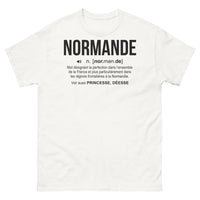 Thumbnail for T-shirt Normande blanc - Le Charme de la Perfection Normande