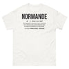 T-shirt Normande blanc - Le Charme de la Perfection Normande