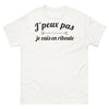 T-shirt Ribouleurs blanc - J'peux pas, je vais en riboule