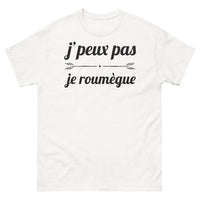 Thumbnail for T-shirt Occitanie blanc - Je peux pas, je roumegue
