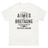 T-shirt Bretagne blanc - Si tu aimes la Bretagne, s'il te plaît, achète-moi un kouign amann