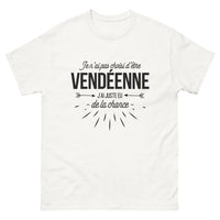 Thumbnail for T-shirt Vendée blanc - Je n'ai pas choisi d'être Vendéenne