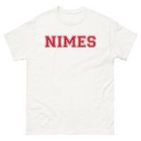 Thumbnail for T-shirt Nîmes blanc - Je supporte deux équipes : Nîmes et celle qui joue contre Montpellier