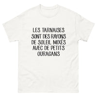Thumbnail for T-shirt Tarn blanc - Rayons de soleil mêlés à petits ouragans